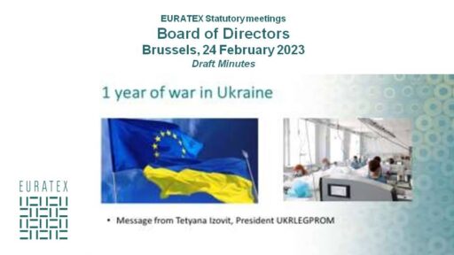 Підсумки Засідання EURATEX від 24 лютого 2023 року